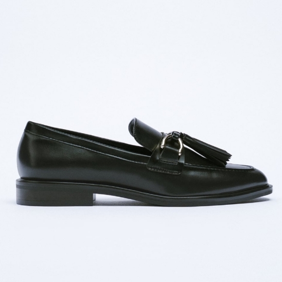 NWT Zara Gucci Style Tassel Flat Loafers - Picture 4 of 4